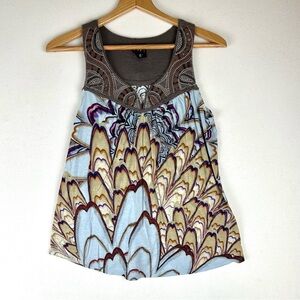 1.9 Embroidered & Beaded Tunic Tank